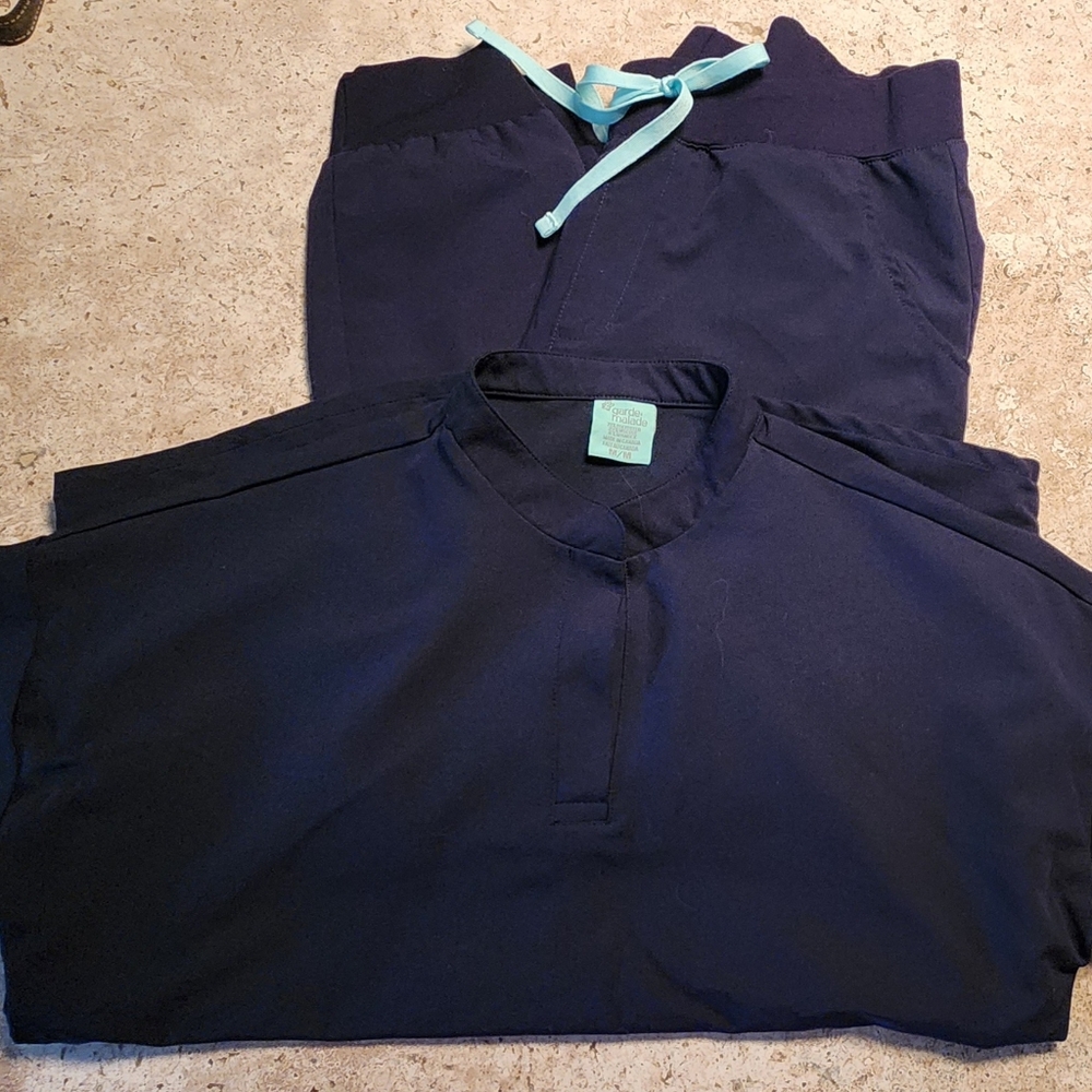 Garde-Malade Womens Scrub Set Dark Navy